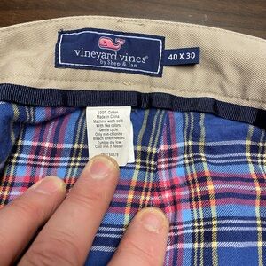 Vinyard Vines flannel lined khaki pants 40x30.  Pants are brand new, never worn.
